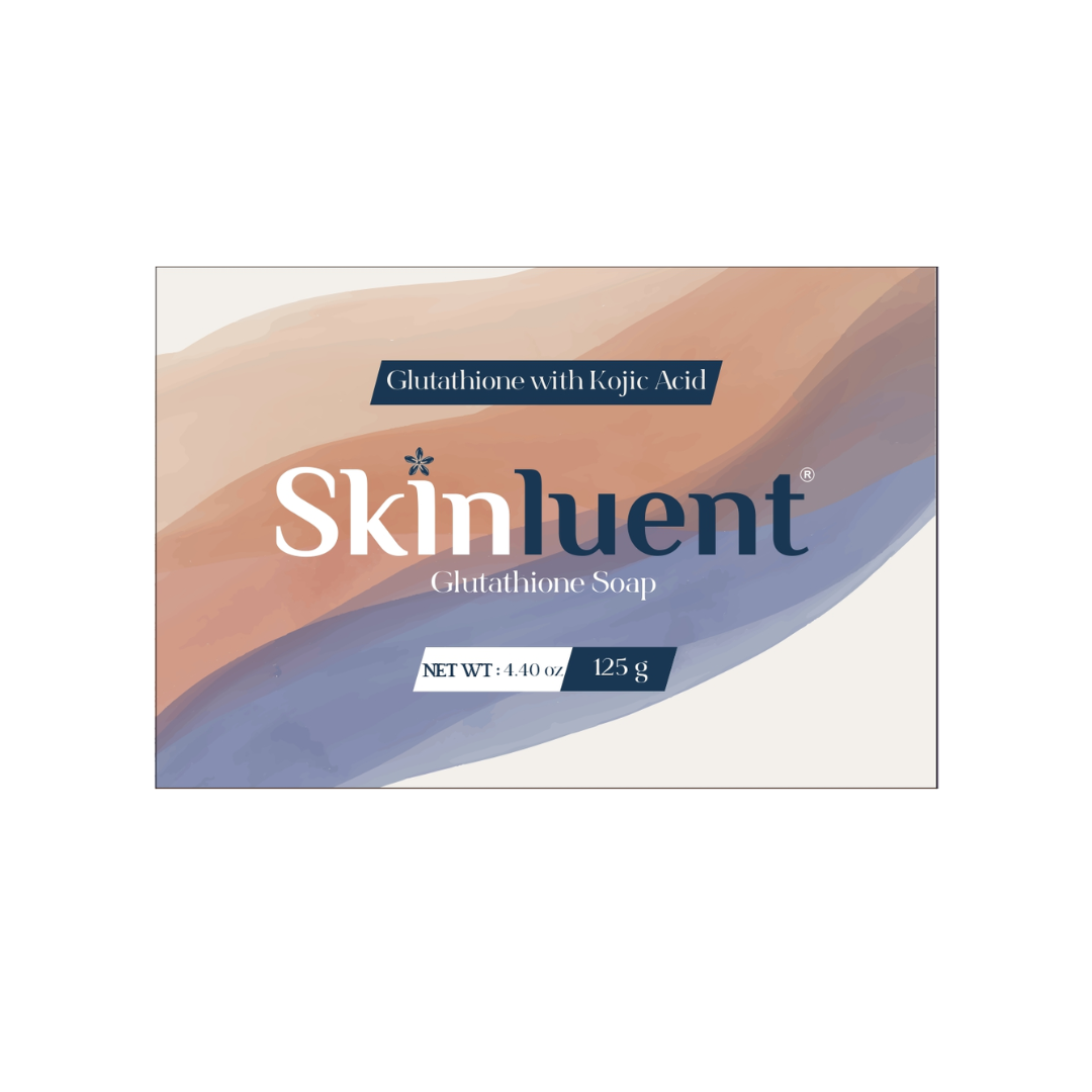 Skinluent Glutathione Face & Body Soap Bar, 125g
