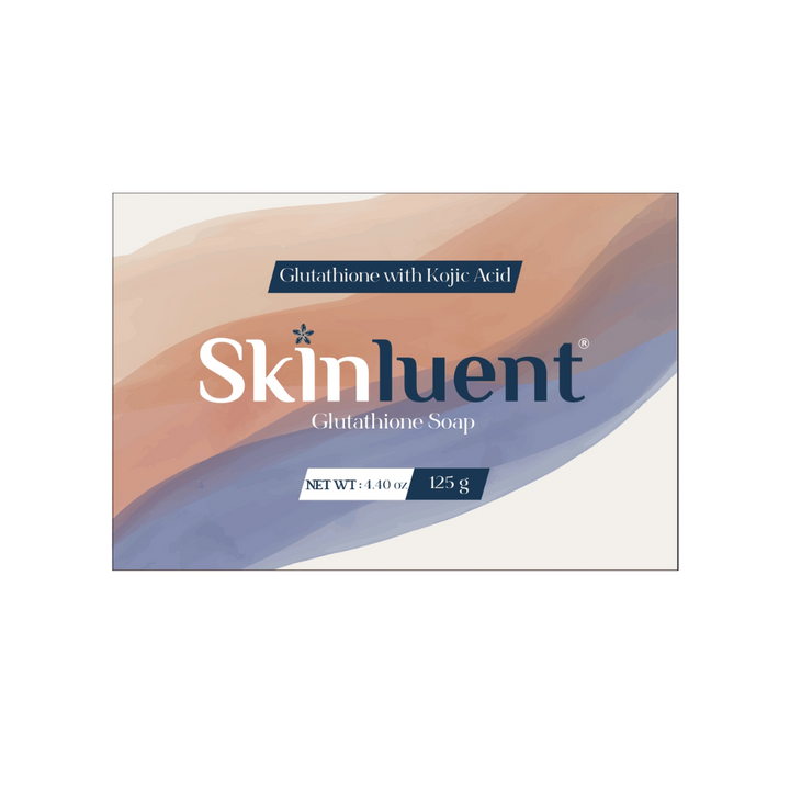 Skinluent Glutathione Face & Body Soap Bar, 125g