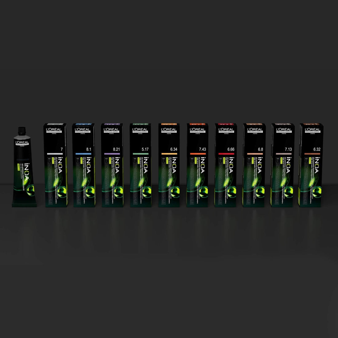 L'Oreal Professionnel Paris iNOA – 5.15 (Light Ash Mahogany Brown) Ammonia-Free Hair Color, 60g