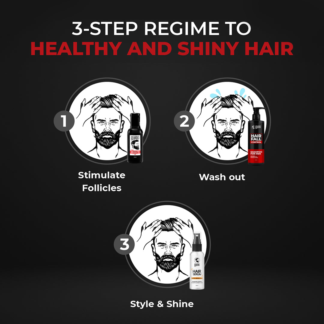 Beardo Hair Fall Control Shampoo Texture Display
