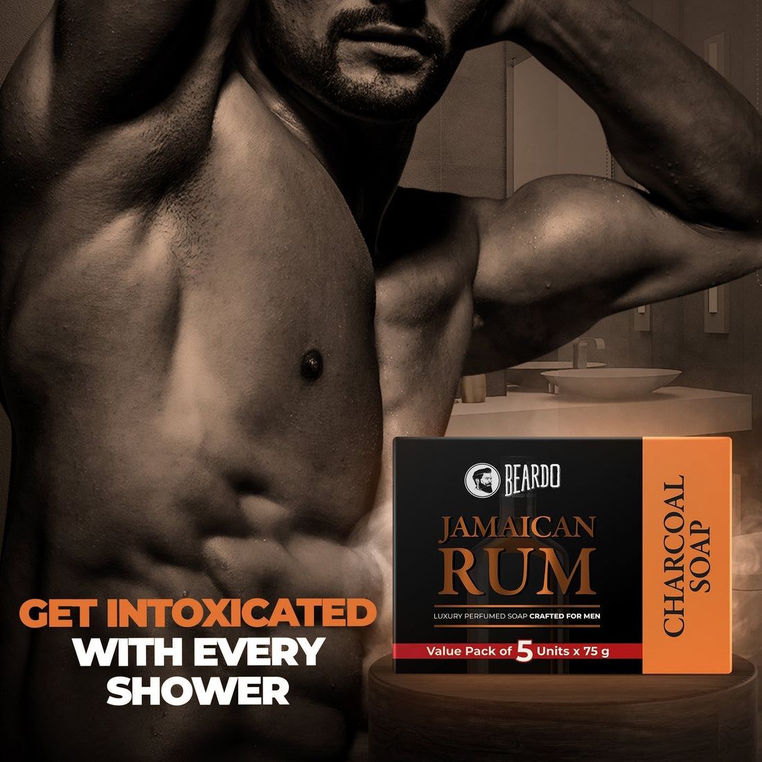 Beardo Jamaican Rum Soap – Skin Application