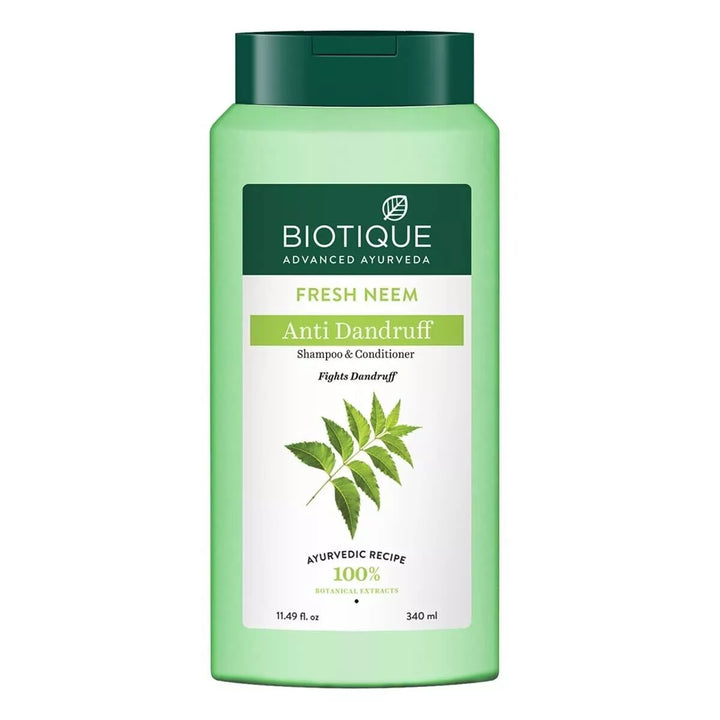 Biotique Fresh Neem A-D Shmp With Cndtnr 340ml - House of Ateeq