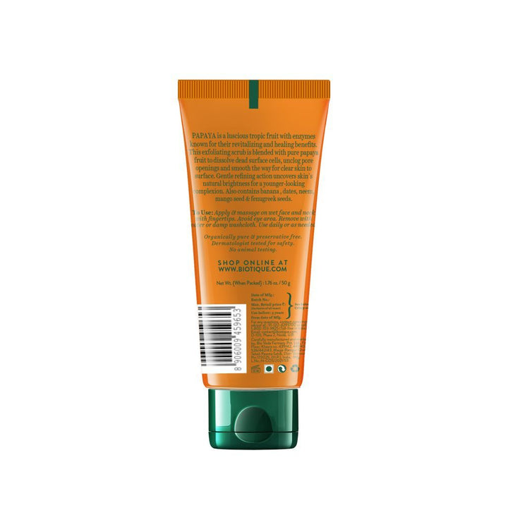 Biotique Papaya Tan Removal Face Scrub 100gm1