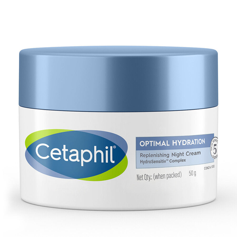 Cetaphil Optimal Hydration Night Cream, 50g - House of Ateeq