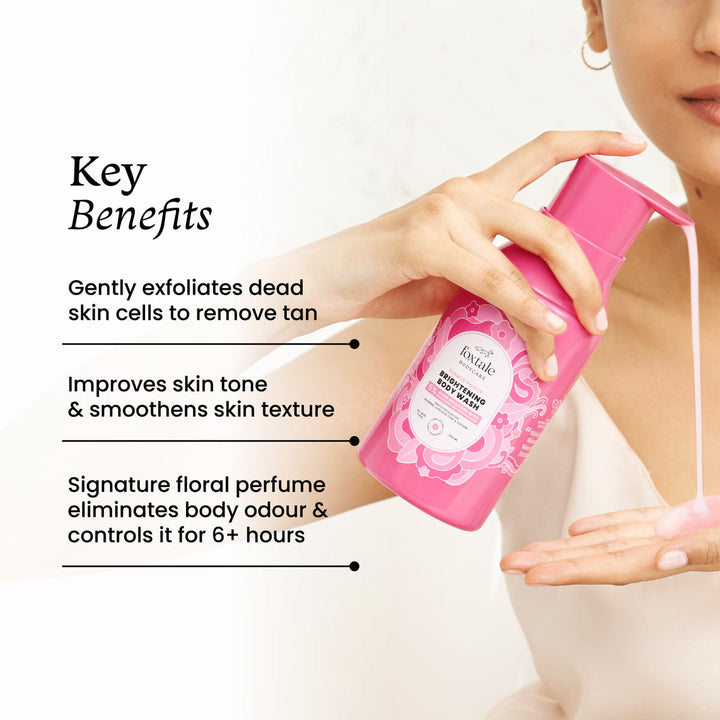 Foxtale Brightening Body Wash Even-Toned, Glowing Skin in 30 Days, 200ml2