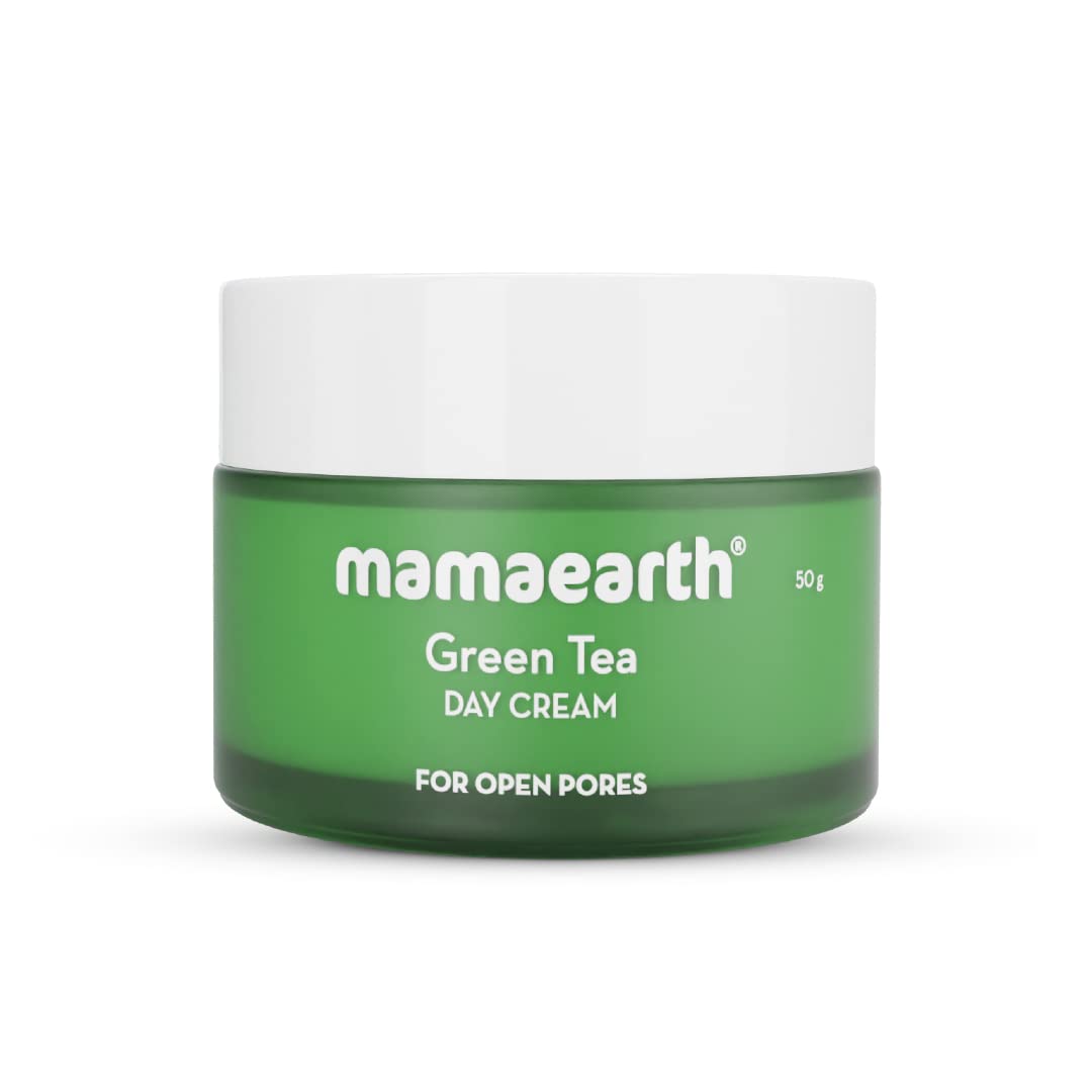 Mamaearth Green Tea Day Cream, 50g - House of Ateeq