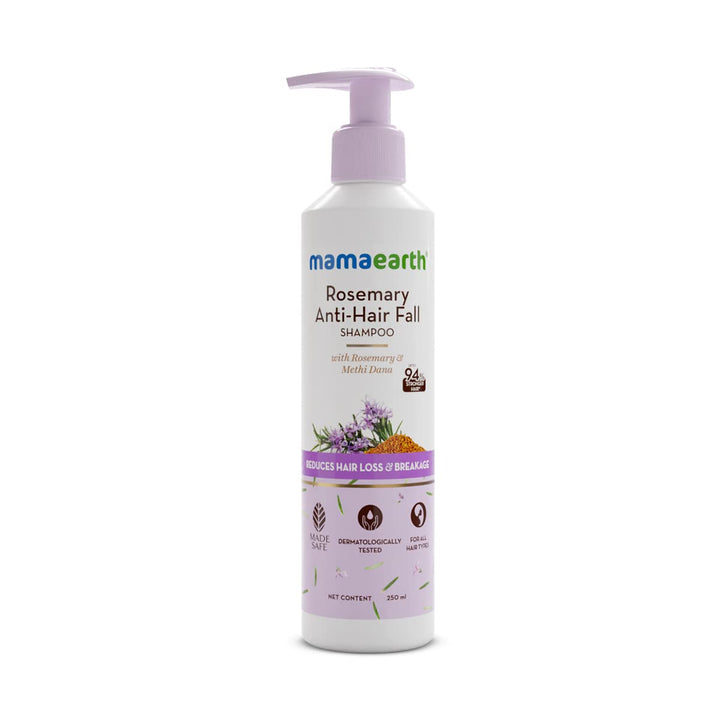 Mamaearth Rosemary Anti-Hairfall Shampoo, 250ml - House of Ateeq