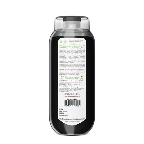 Mamaearth Refreshing Charcoal Body Wash