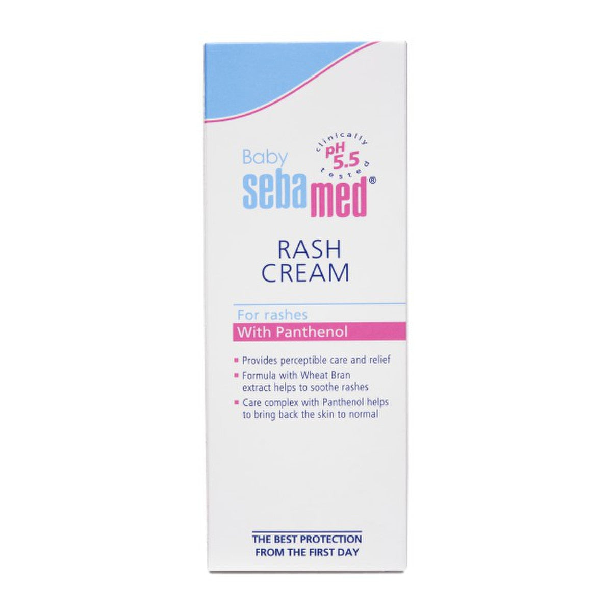 Sebamed Baby Rash Cream 100 ml tube on white background