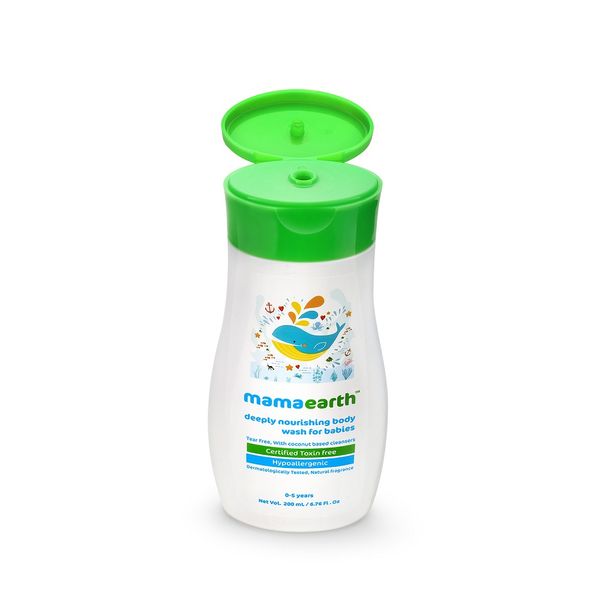 Soft and Moisturizing Baby Wash by Mamaearth