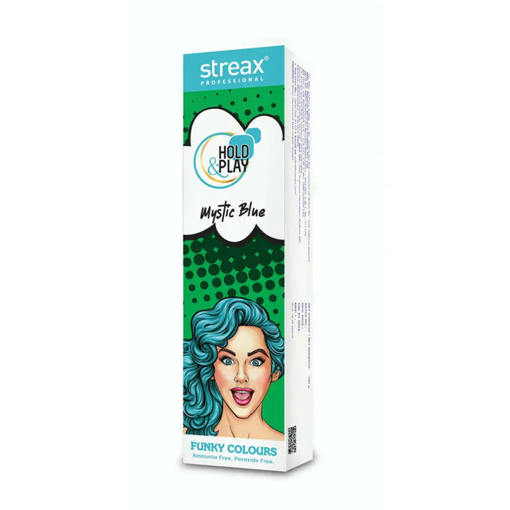 Streax Professional Mystic Blue Hair Color - House of Ateeq