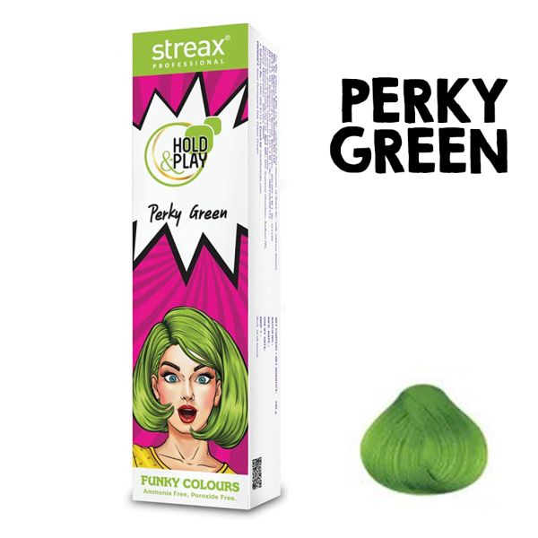 Streax Professional Perky Green Hair Color - House of Ateeq