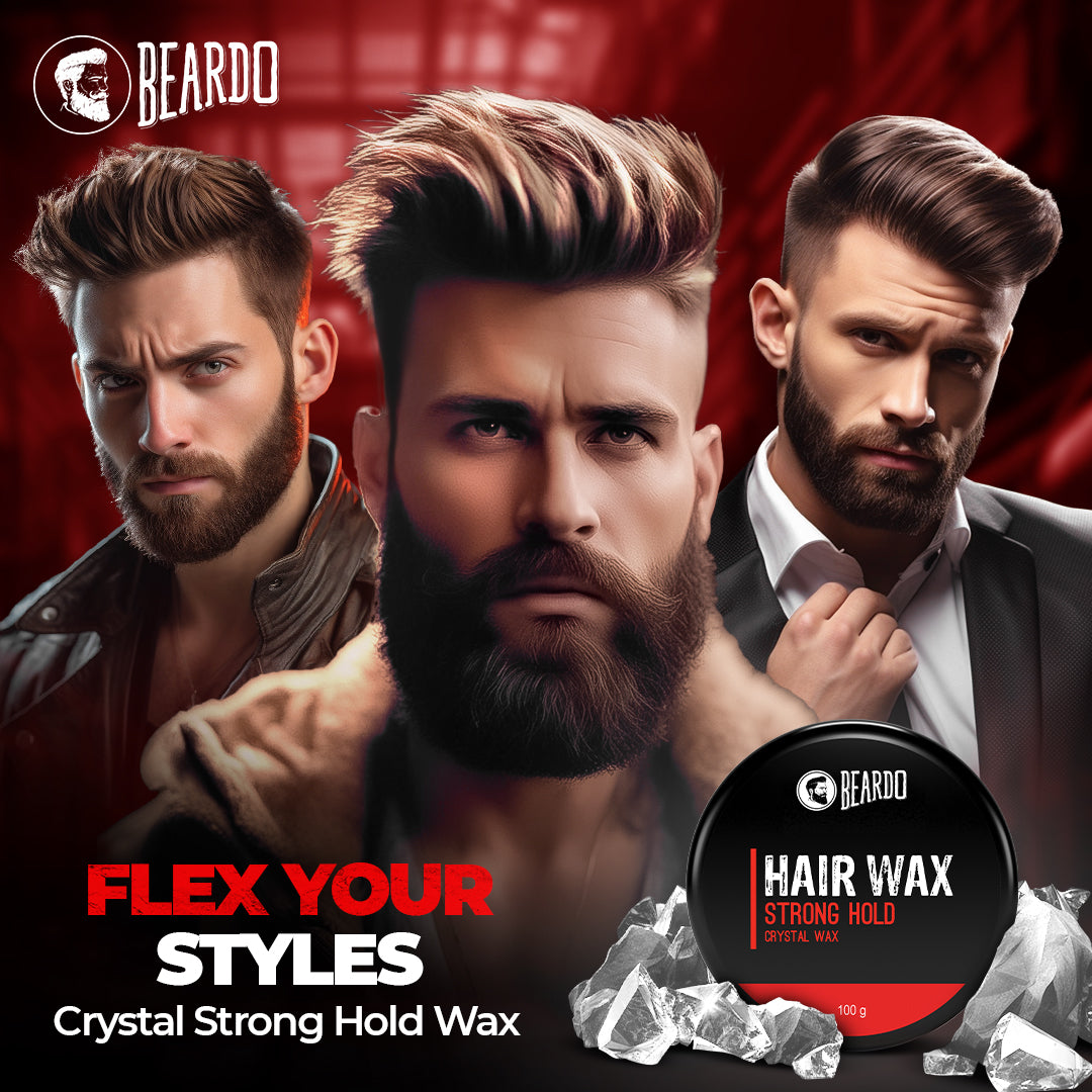 Styling Hair with Beardo Crystal Gel Wax