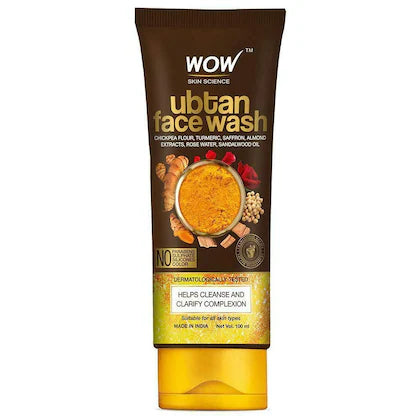 WOW Ubtan Face Wash 100 ml front view

