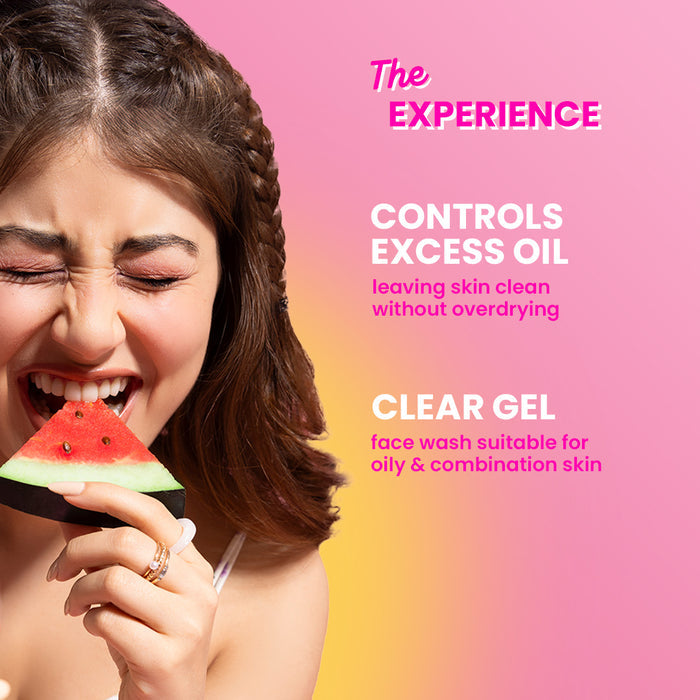 Watermelon face wash for glowing skin