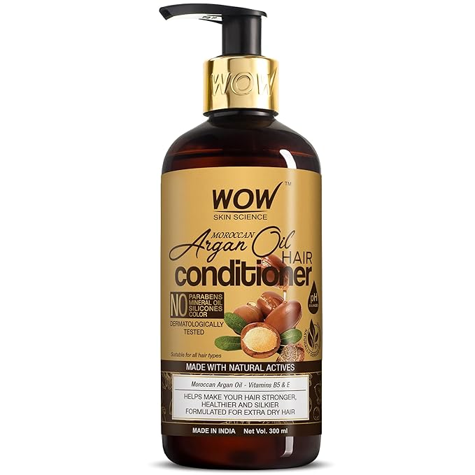 Wow Moroccan Argan Oil Hair Conditioner, 500ml - House of Ateeq