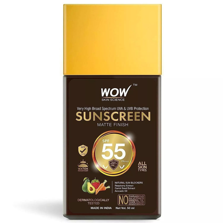Wow Sunscreen SPF 55, 50ml - House of Ateeq
